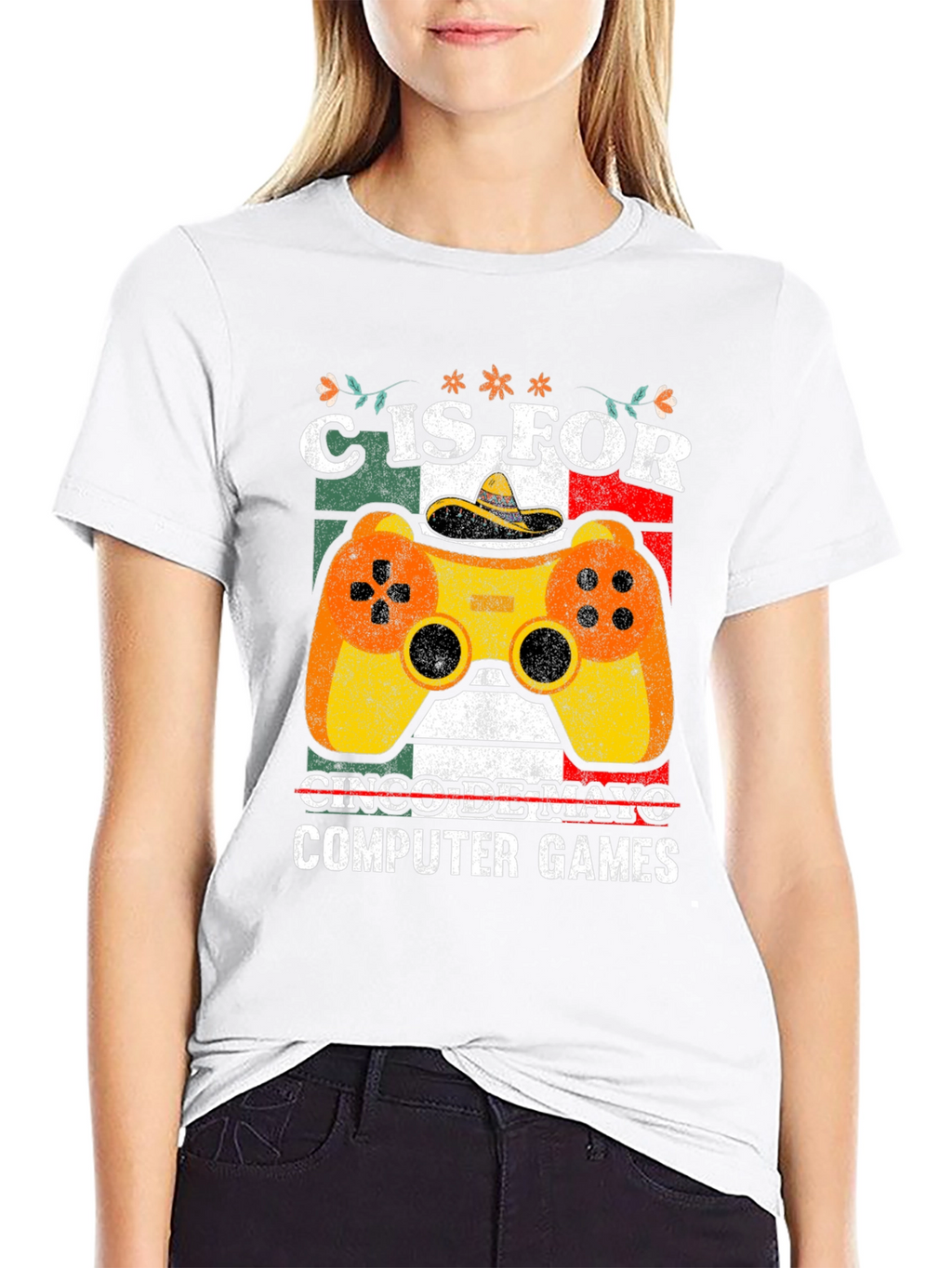Cinco De Mayo Computer Games T-Shirt