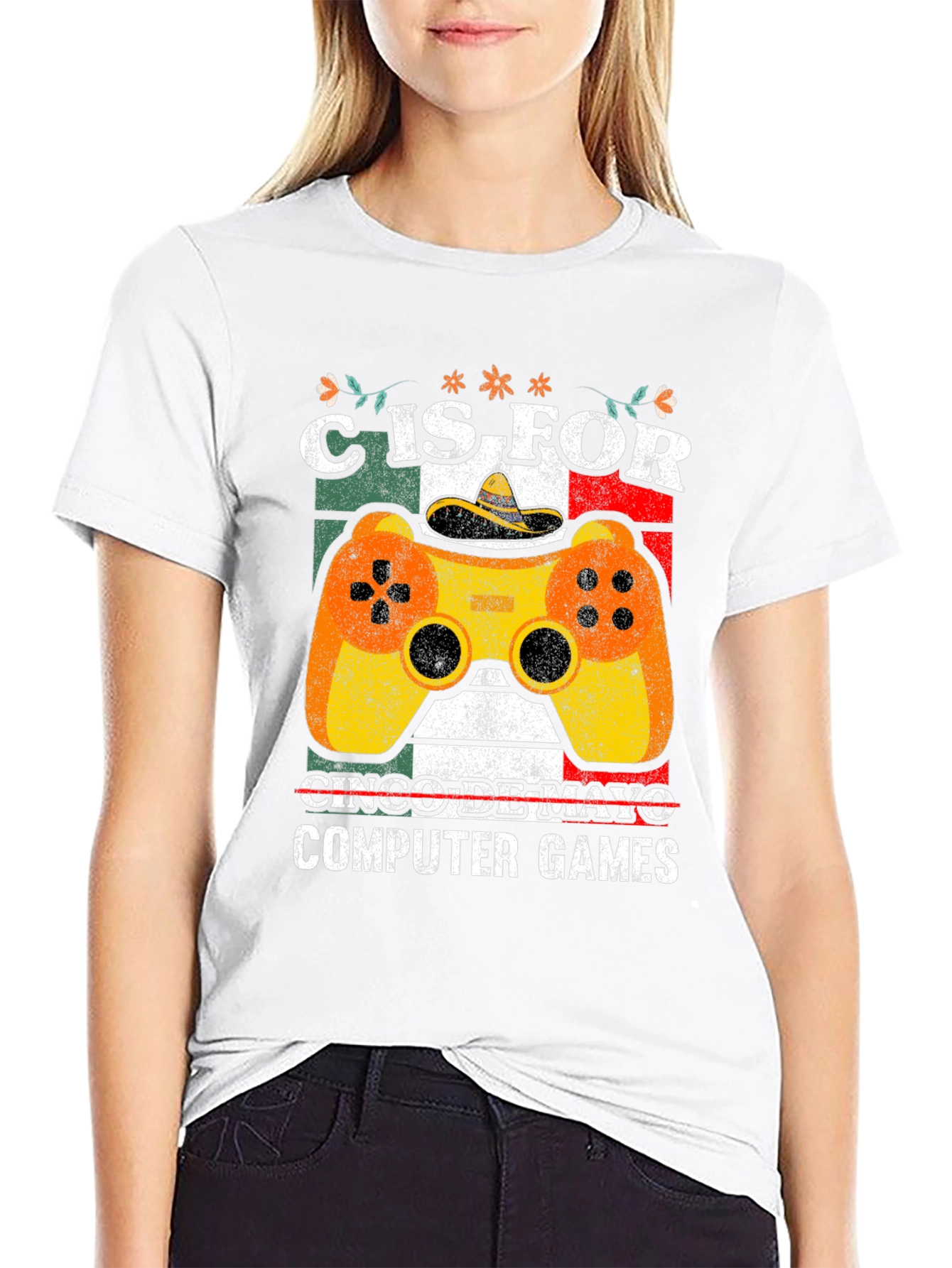 Cinco De Mayo Computer Games T-Shirt