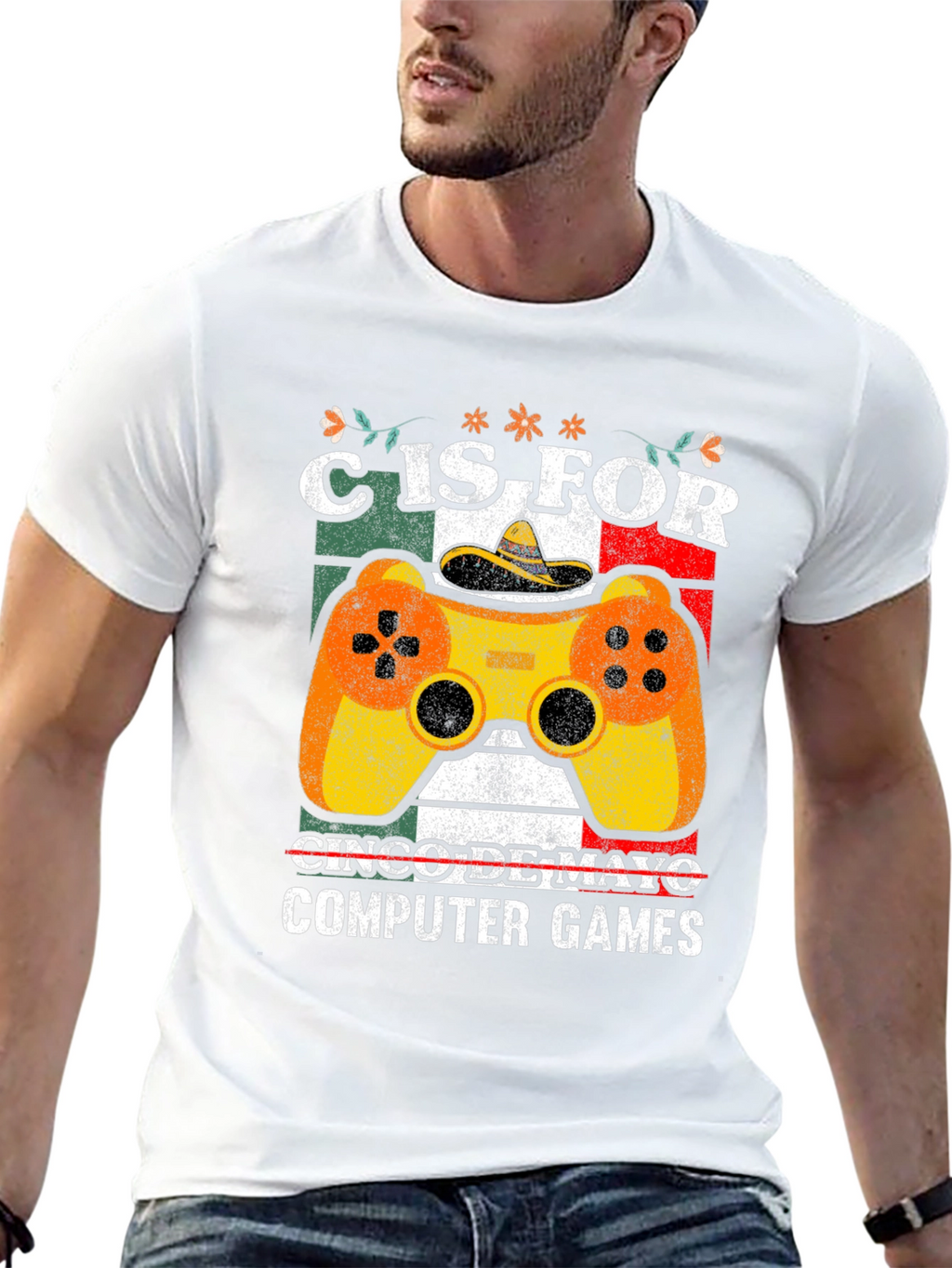 Cinco De Mayo Computer Games T-Shirt