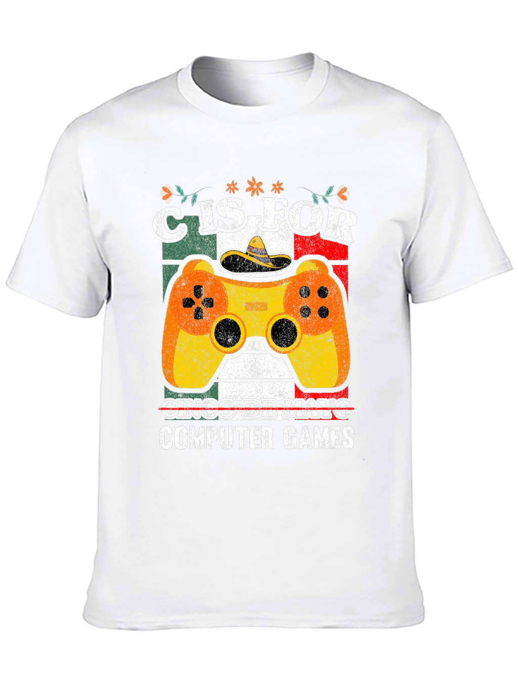 Cinco De Mayo Computer Games T-Shirt