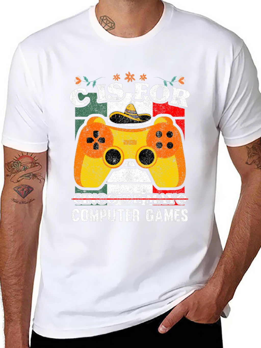 Cinco De Mayo Computer Games T-Shirt