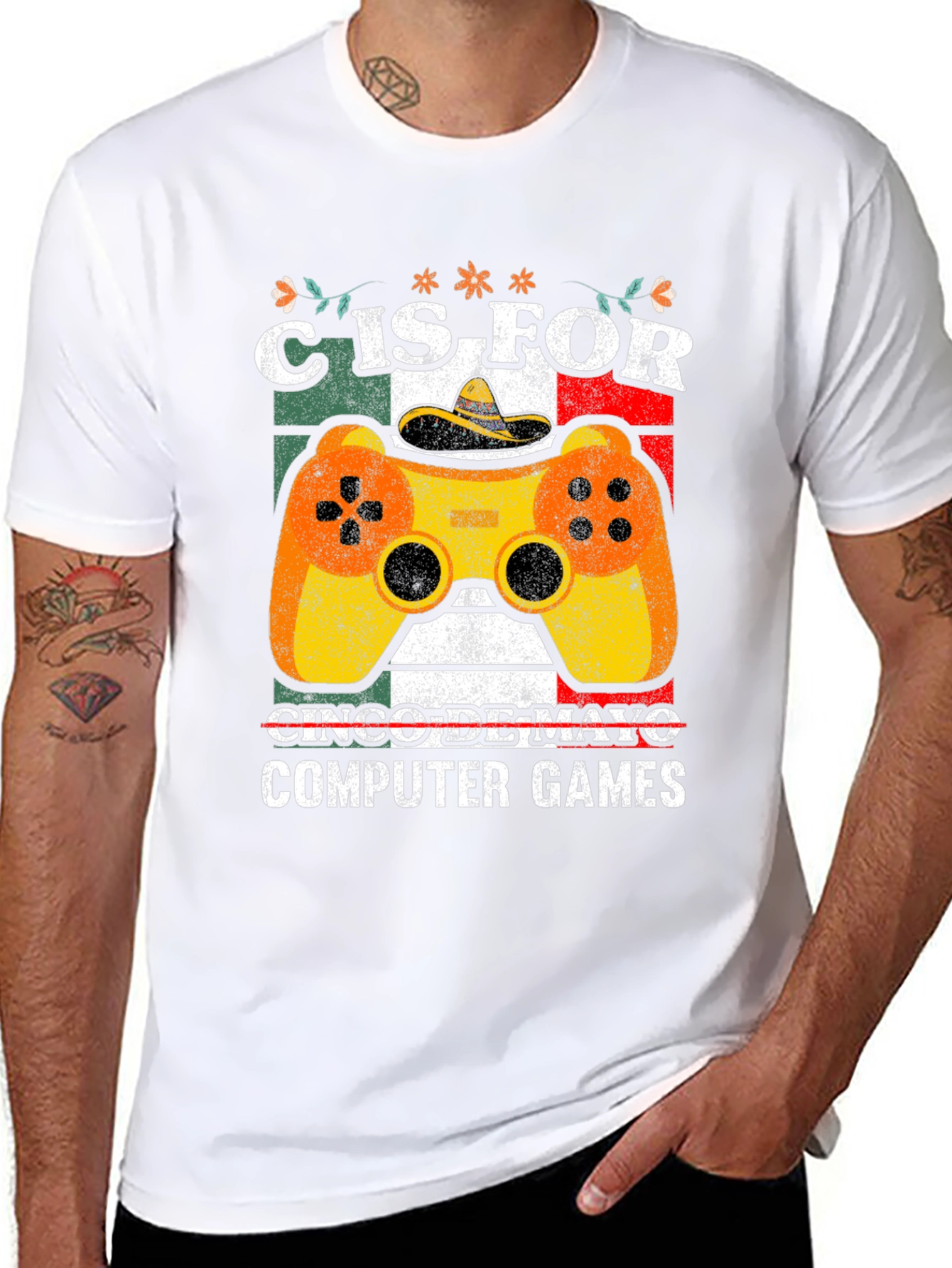Cinco De Mayo Computer Games T-Shirt