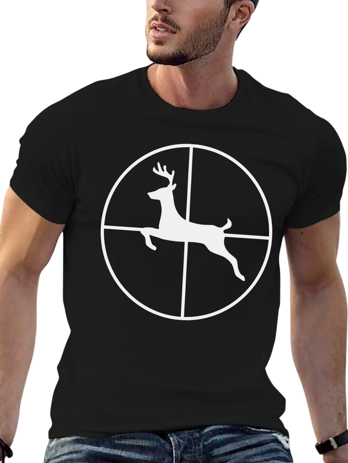 Deer Target Graphic T-Shirt - Hunting Season Tee