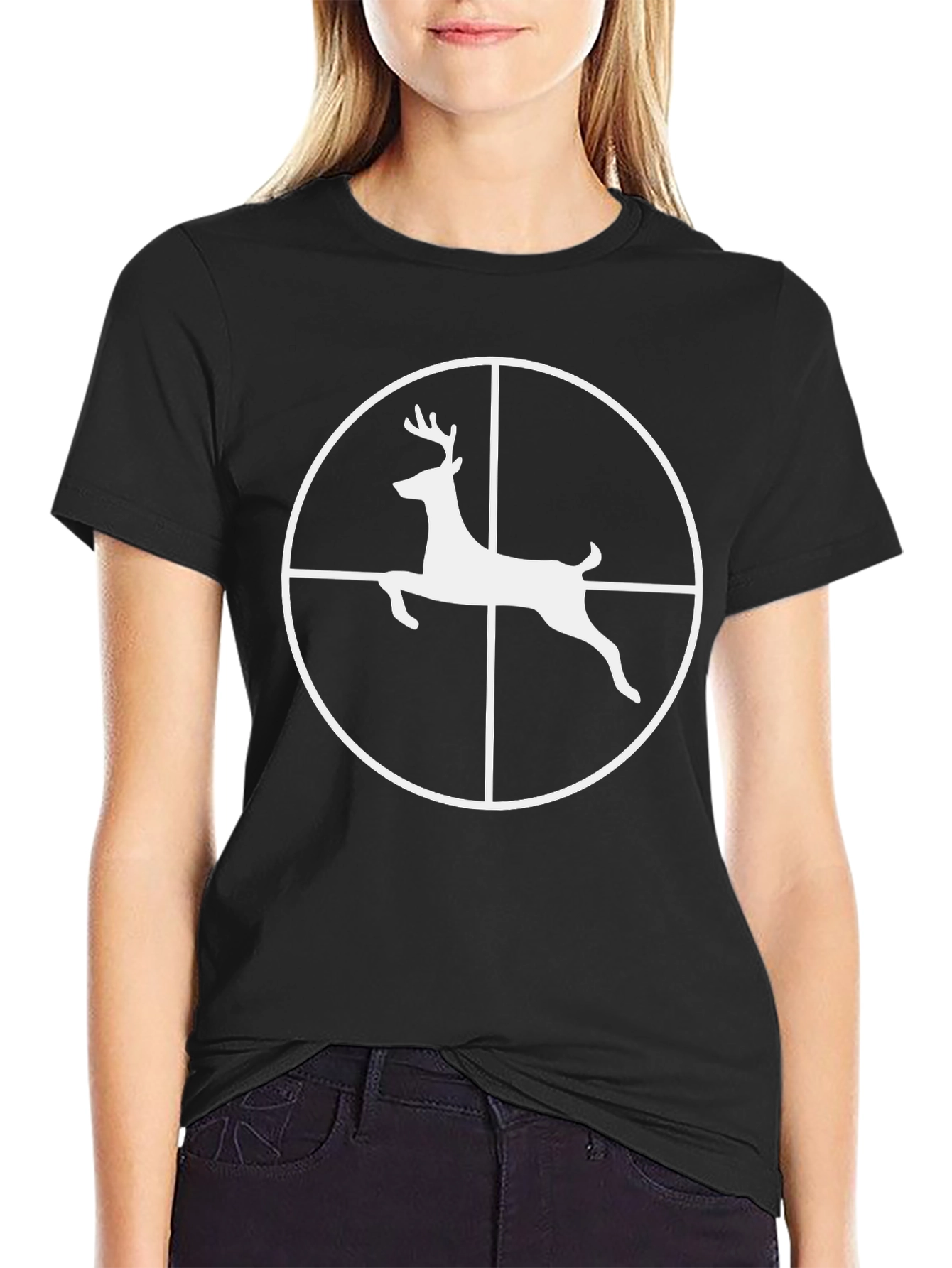Deer Target Graphic T-Shirt - Hunting Season Tee