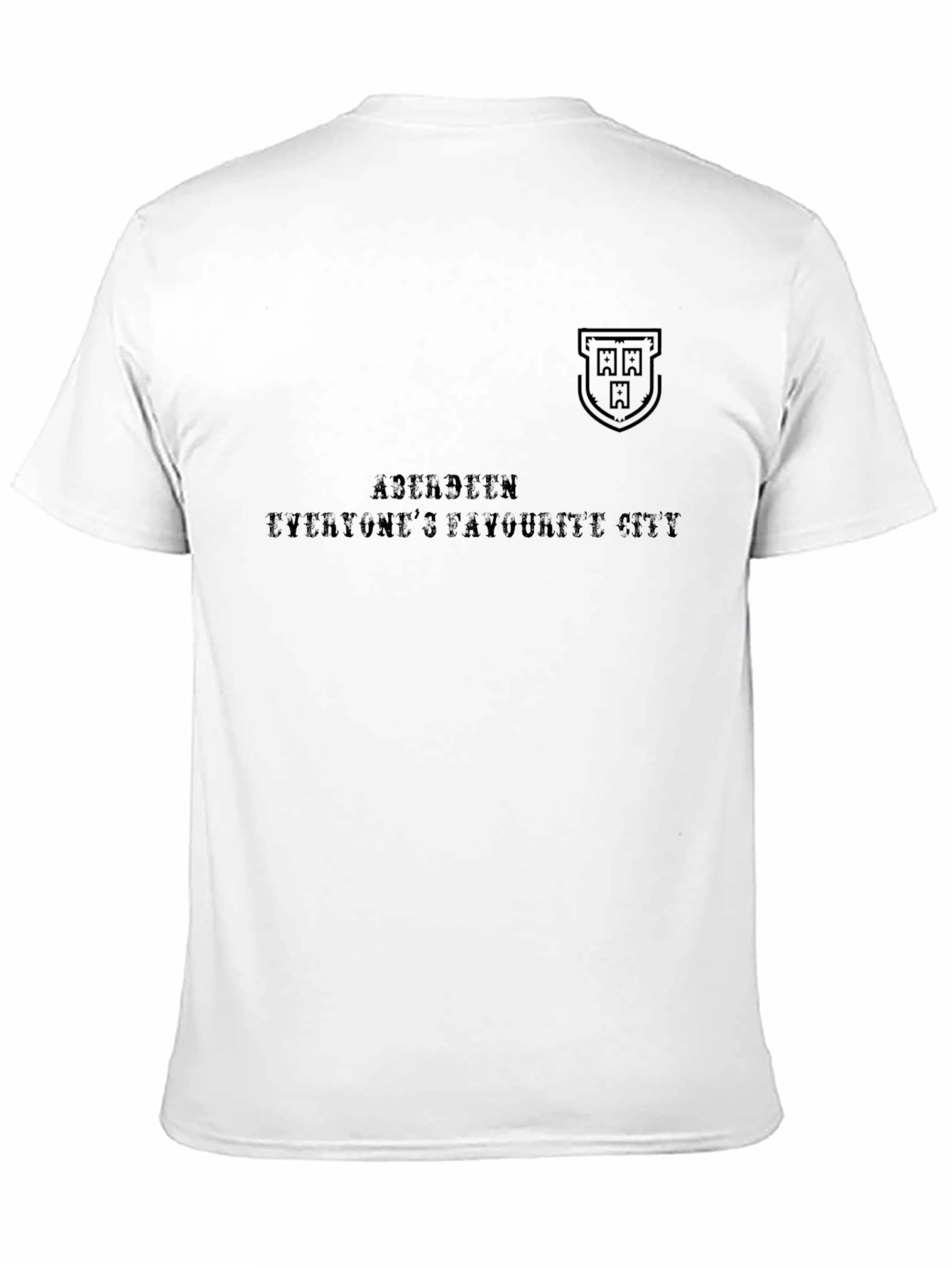 Aberdeen T-Shirt - Everyones Favourite City - Black