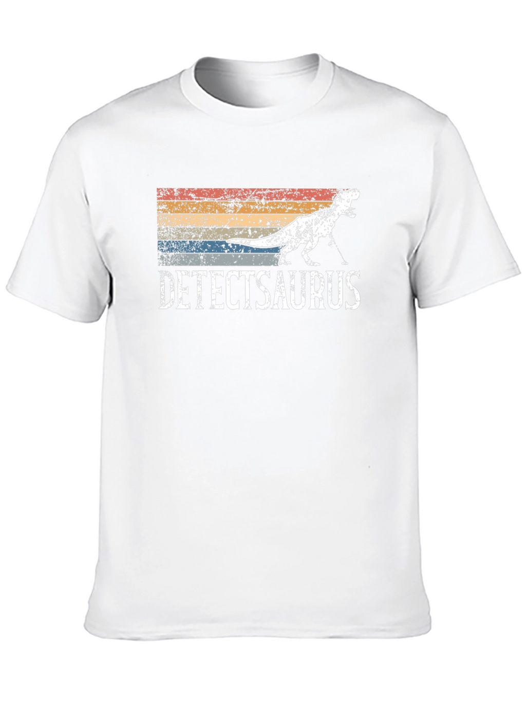 Detectsaurus T-Rex Dinosaur Metal Detecting T-Shirt