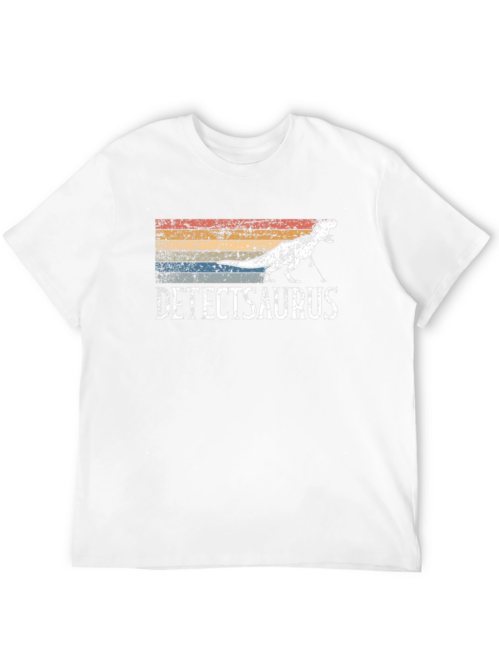 Detectsaurus T-Rex Dinosaur Metal Detecting T-Shirt