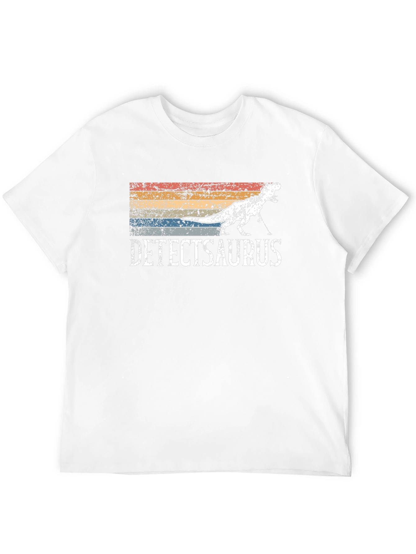 Detectsaurus T-Rex Dinosaur Metal Detecting T-Shirt