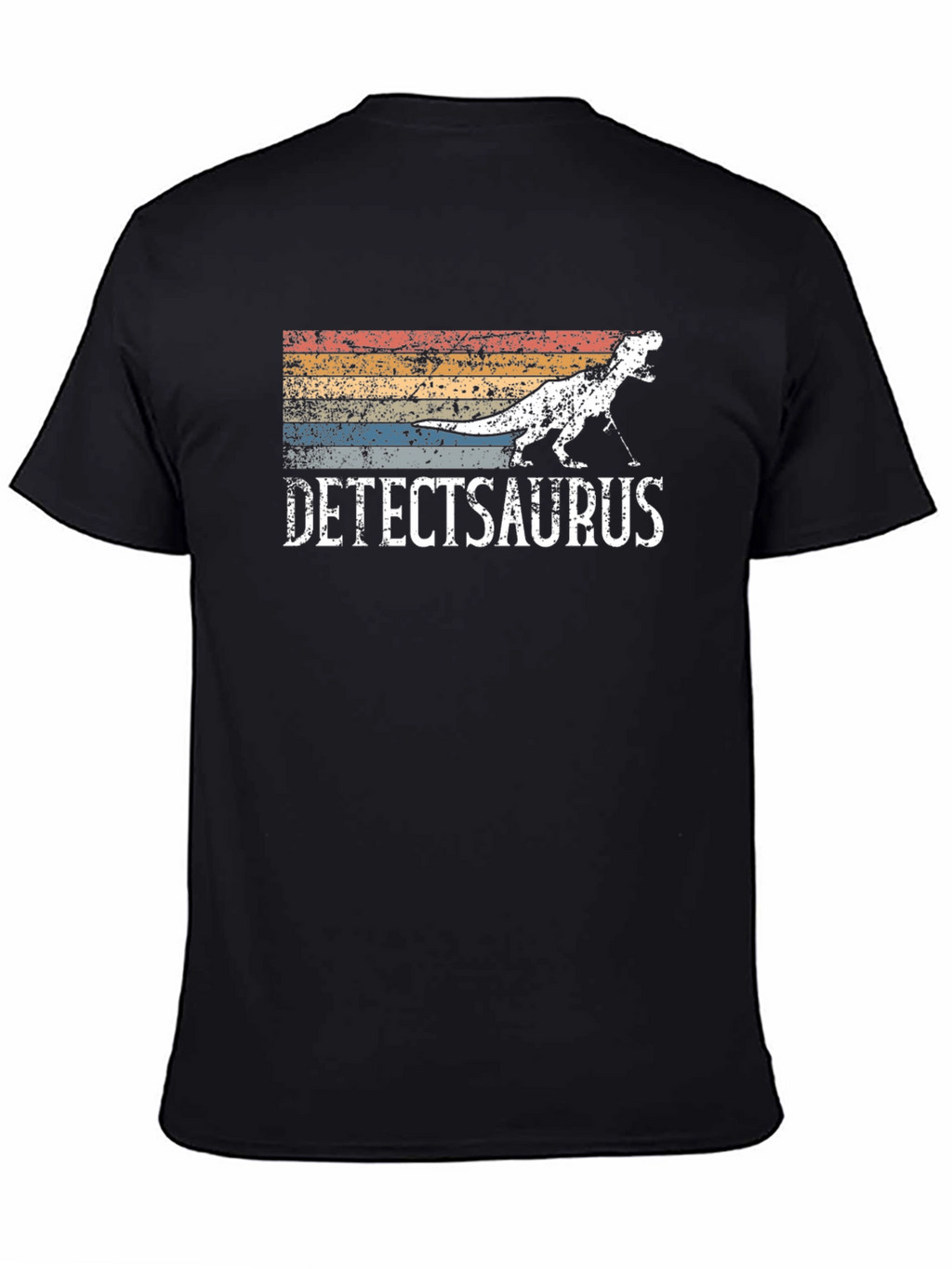 Detectsaurus T-Rex Dinosaur Metal Detecting T-Shirt