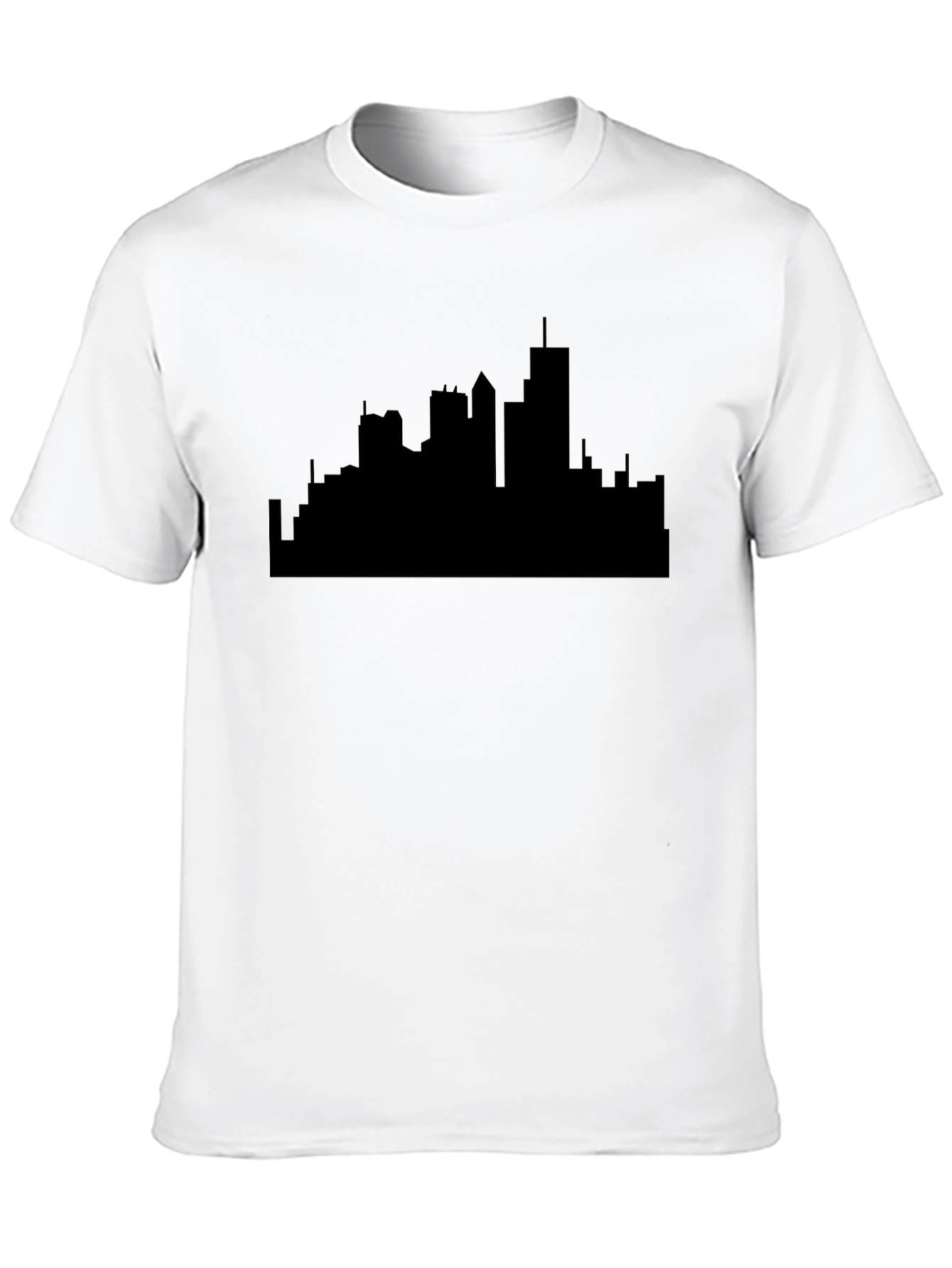 Cityscape Silhouette T-Shirt - Modern Graphic Tee