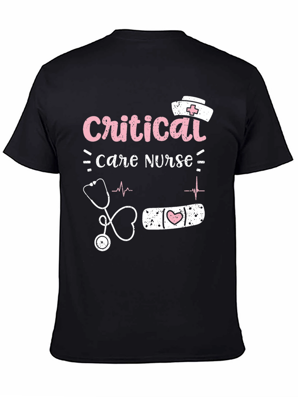 Critical Care Nurse Graphic T-Shirt