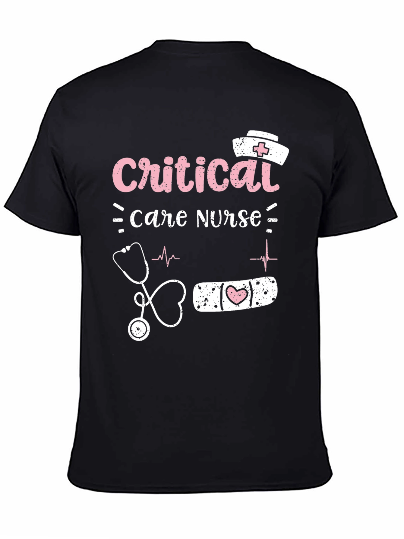 Critical Care Nurse Graphic T-Shirt