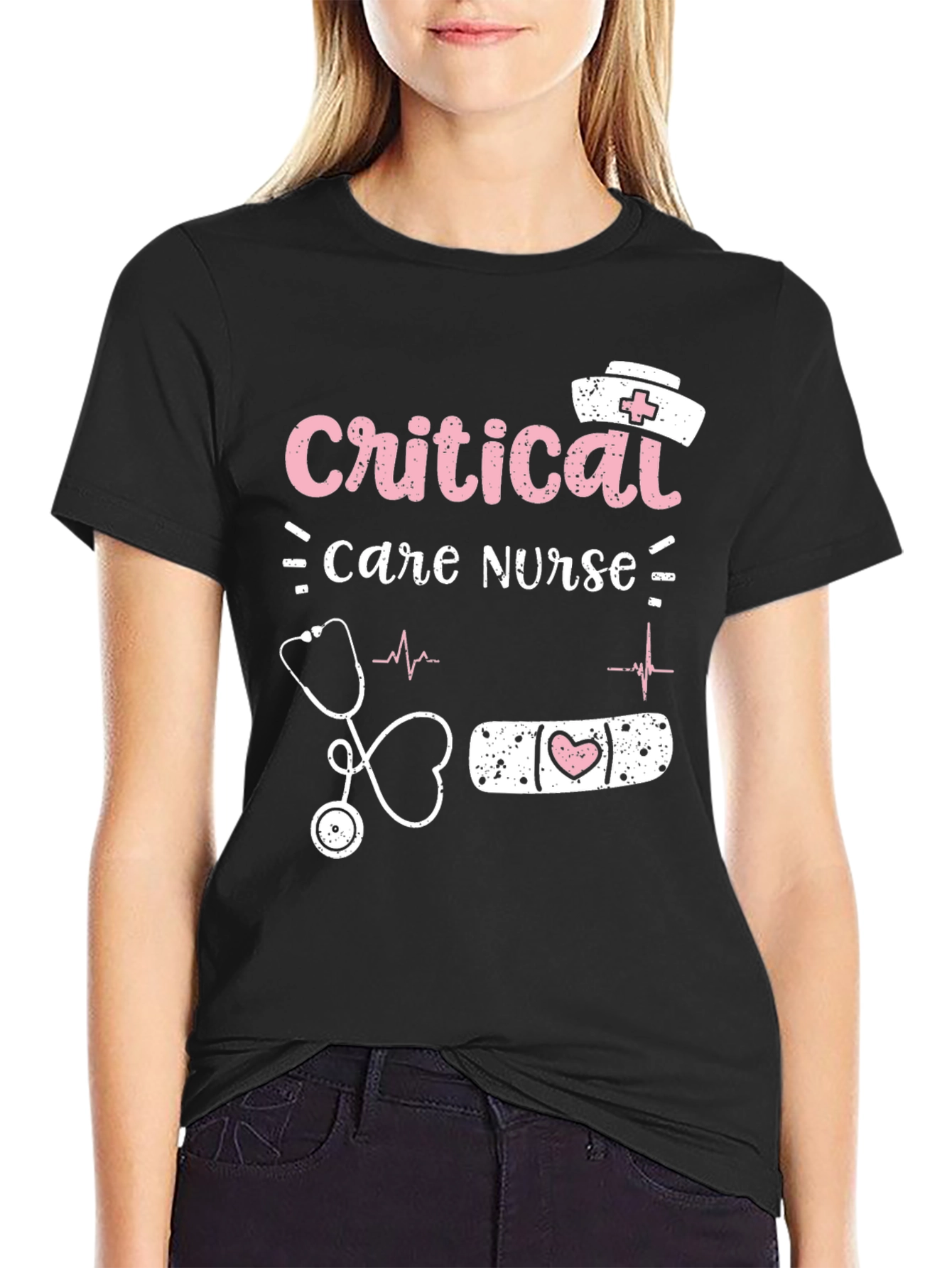Critical Care Nurse Graphic T-Shirt