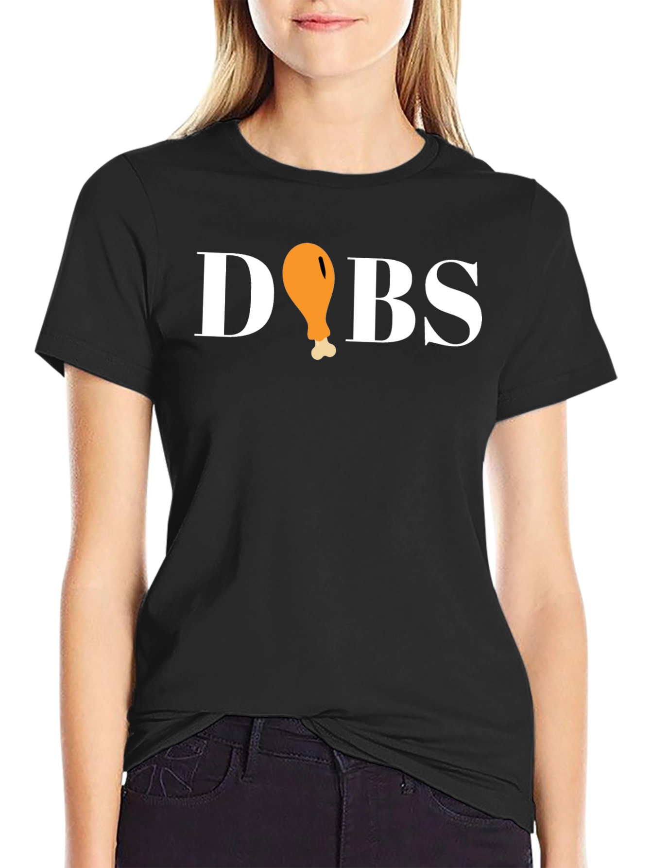 DOBS Chicken Leg Graphic T-Shirt - Funny Foodie Tee