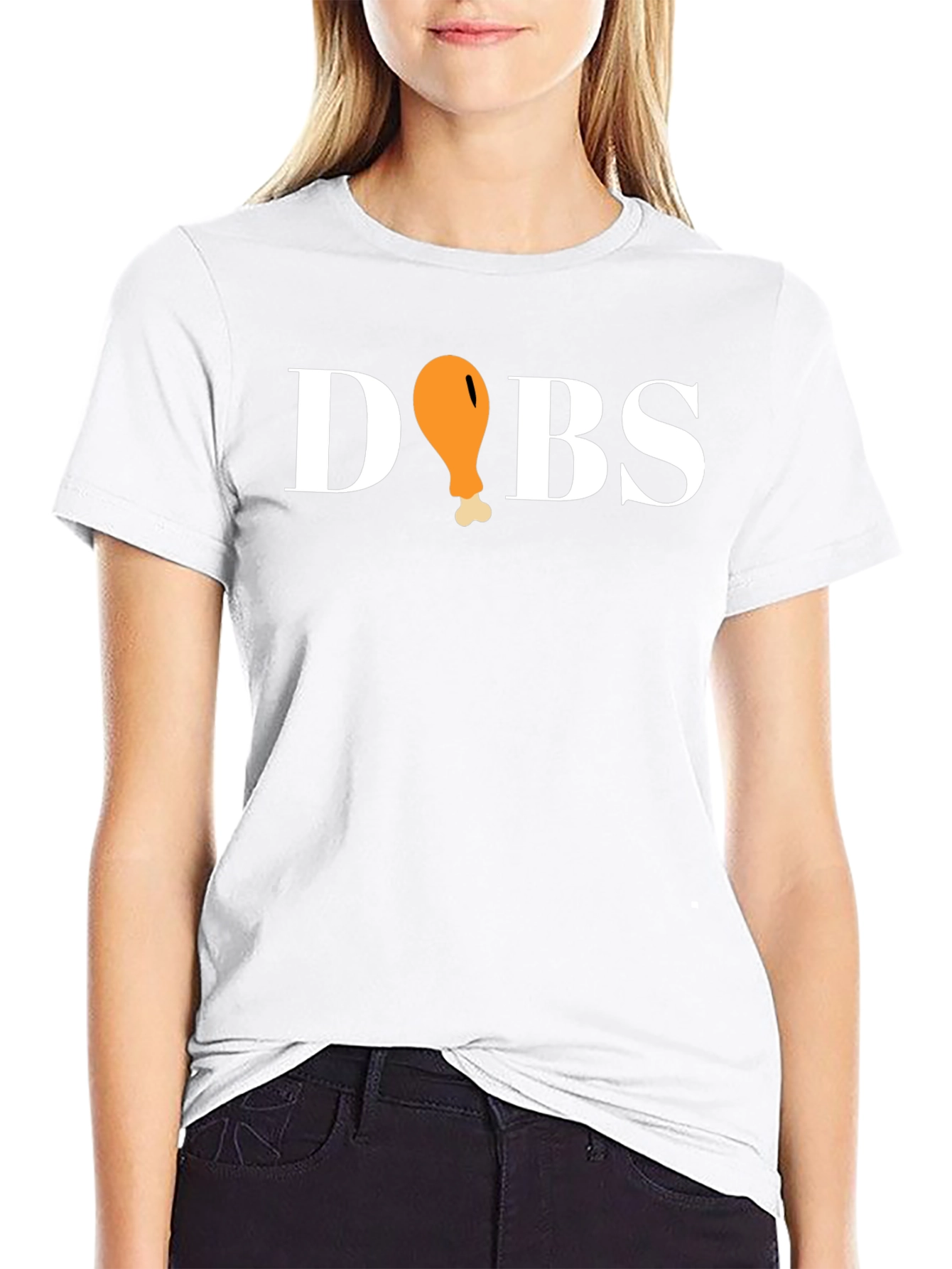 DOBS Chicken Leg Graphic T-Shirt - Funny Foodie Tee