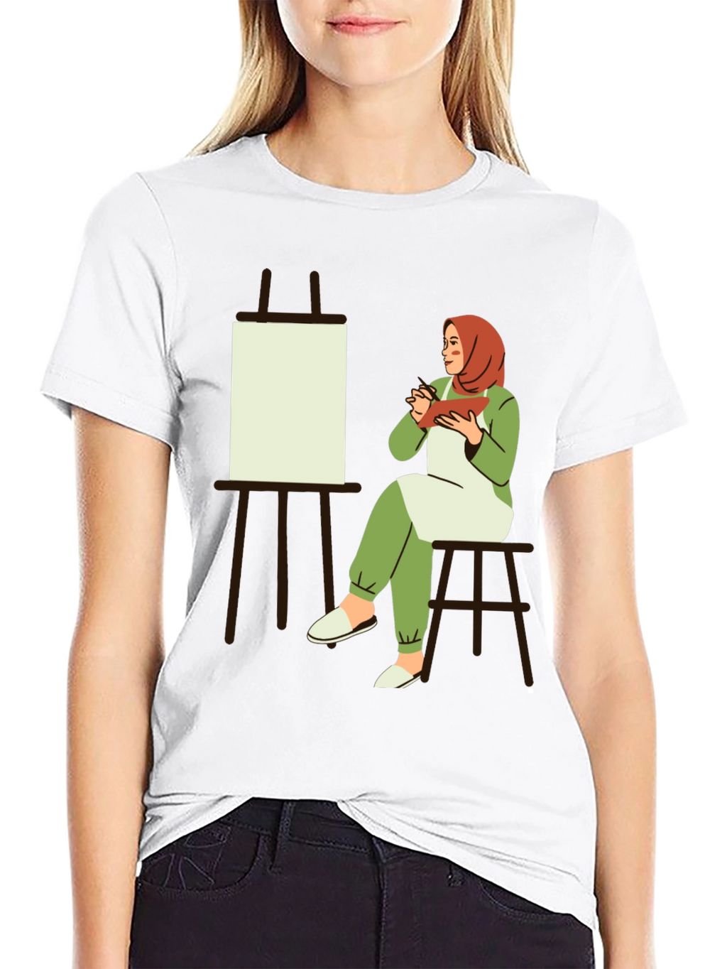 Artist Hijabi Graphic T-Shirt