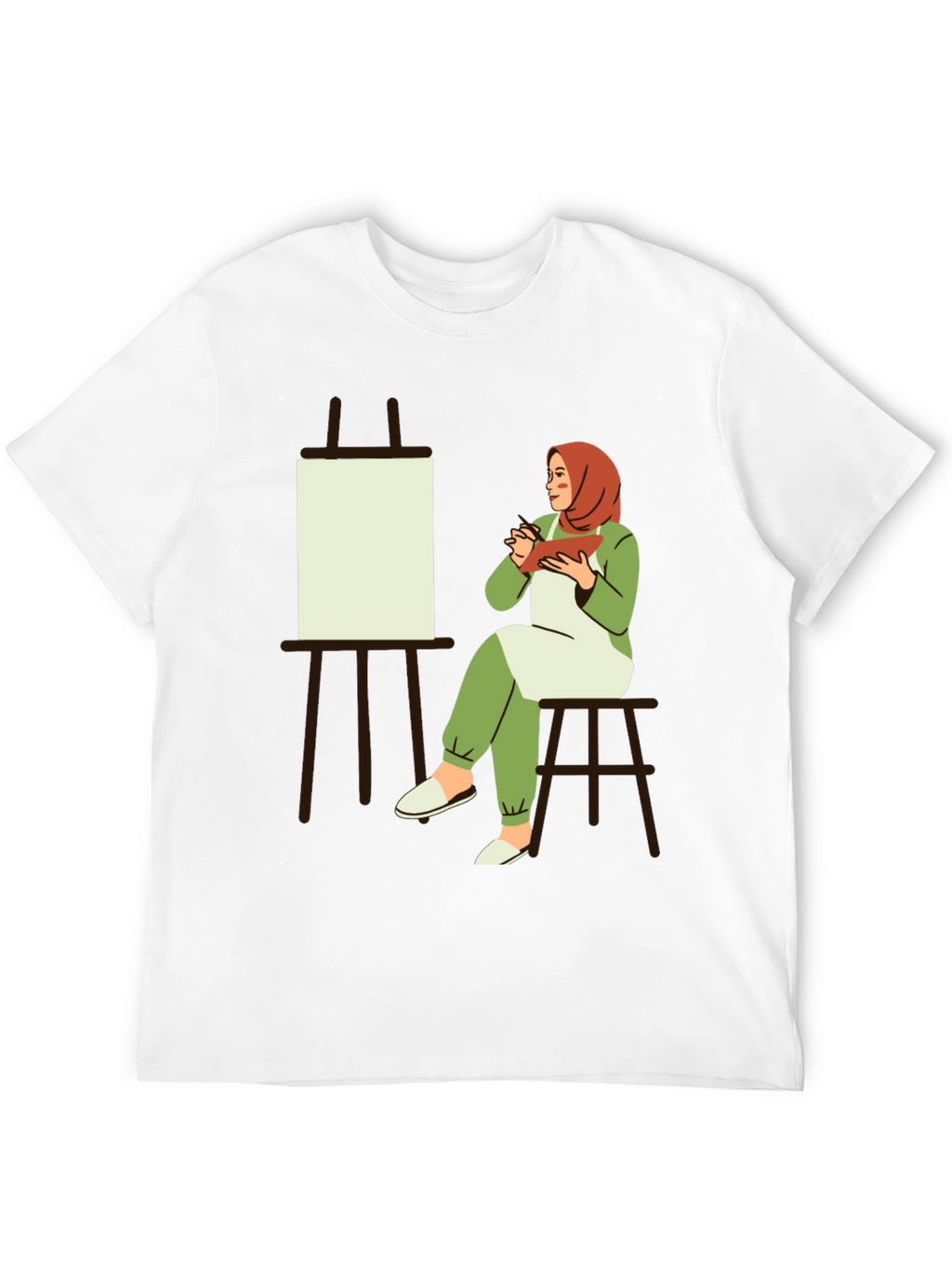 Artist Hijabi Graphic T-Shirt