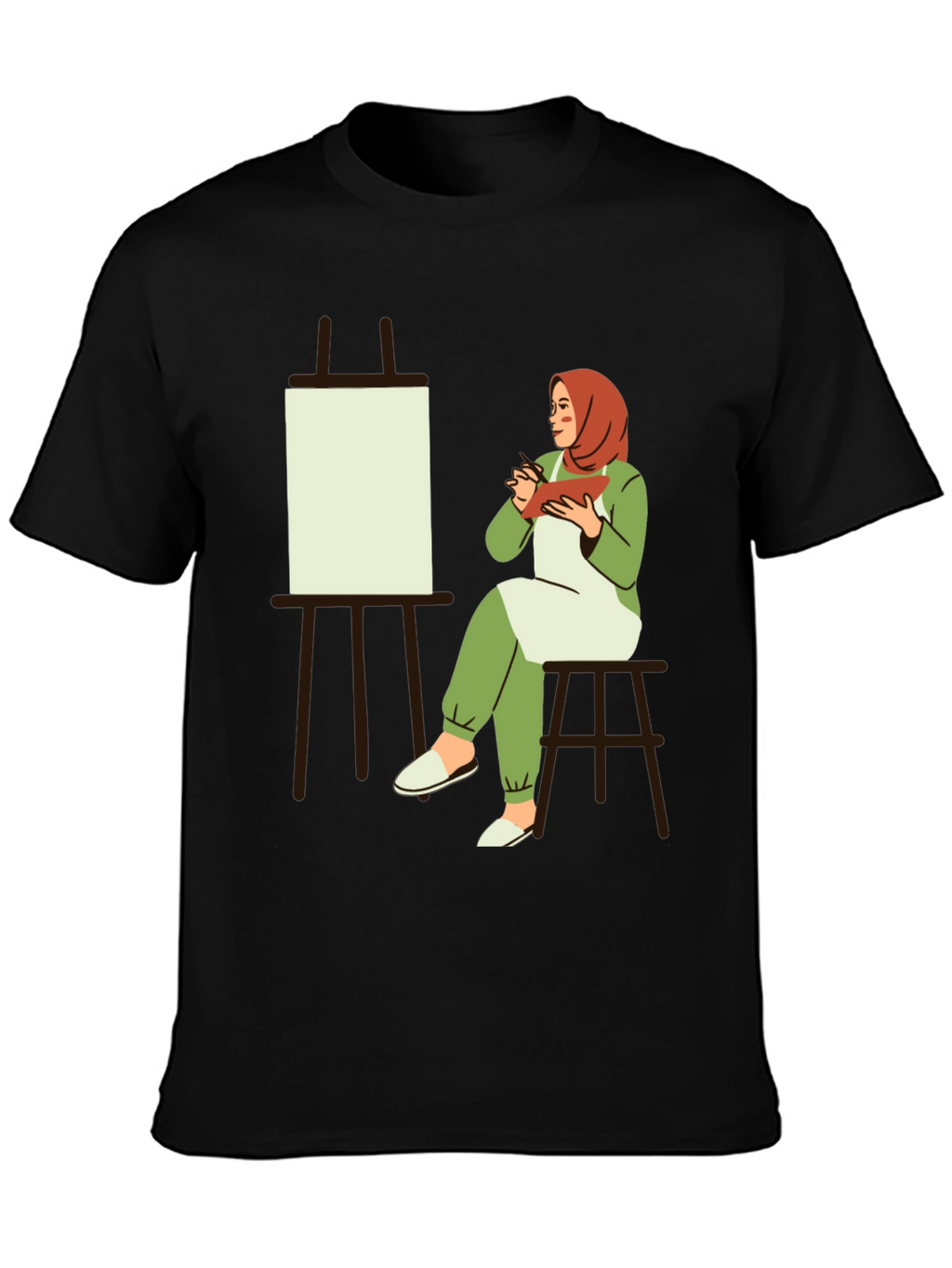 Artist Hijabi Graphic T-Shirt