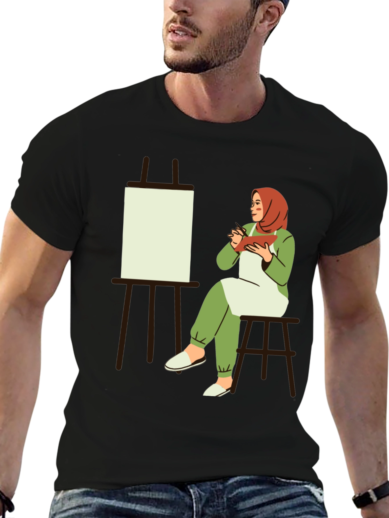 Artist Hijabi Graphic T-Shirt