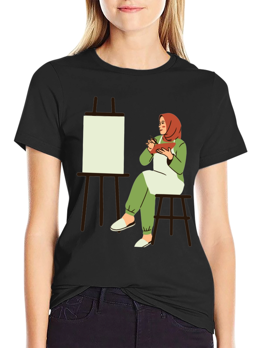 Artist Hijabi Graphic T-Shirt