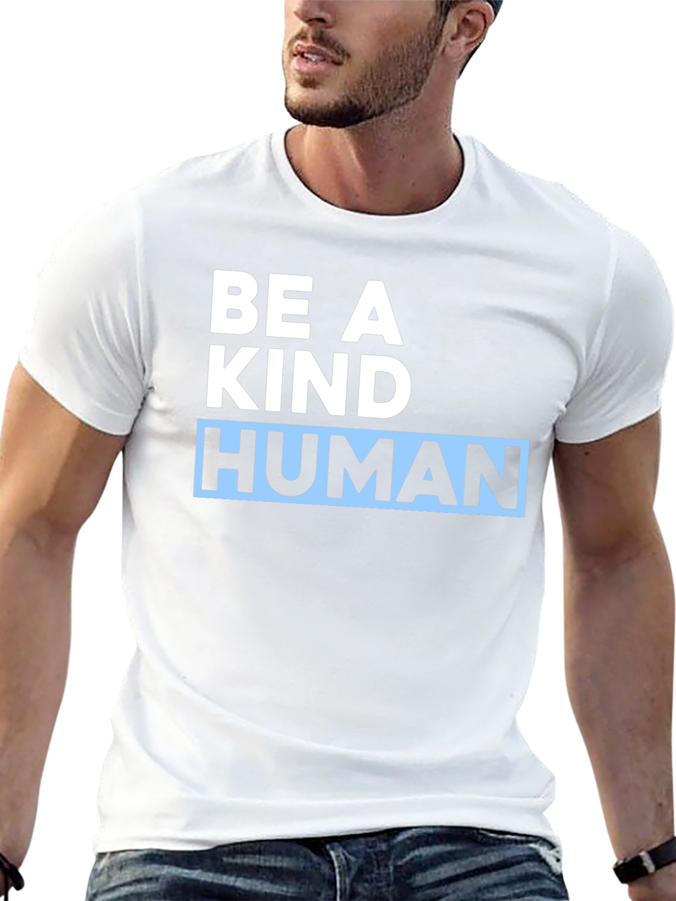 Be a Kind Human Black T-Shirt