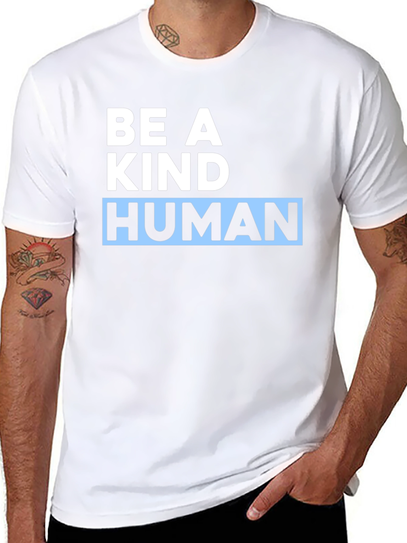 Be a Kind Human Black T-Shirt