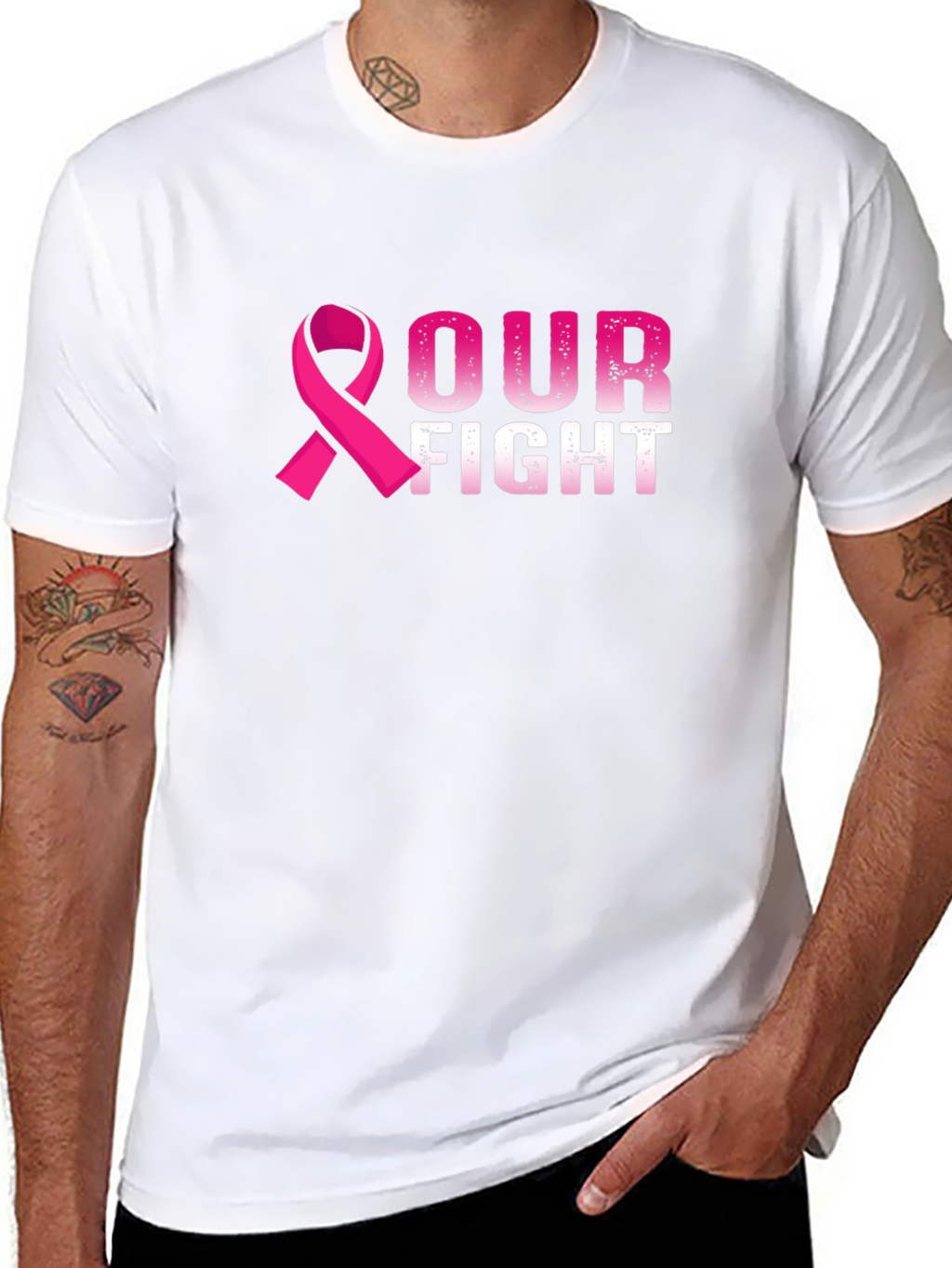 Breast Cancer Awareness Ribbon T-Shirt