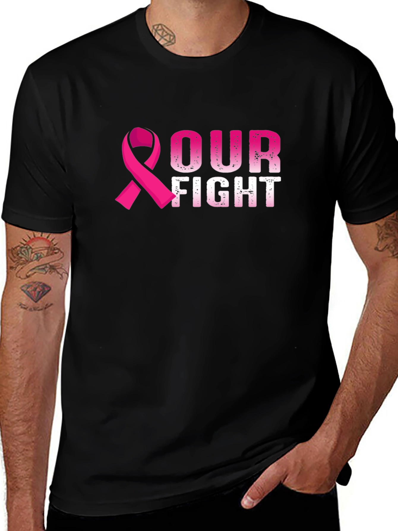 Breast Cancer Awareness Ribbon T-Shirt