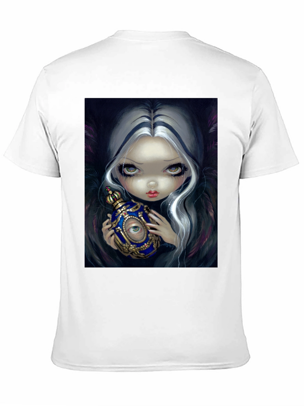 Eerie Eye Potion Black Graphic T-Shirt