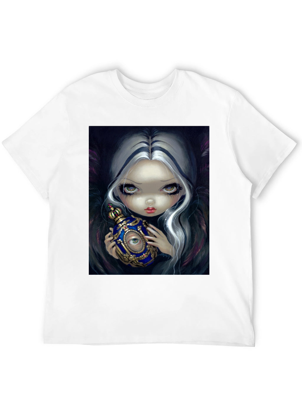 Eerie Eye Potion Black Graphic T-Shirt