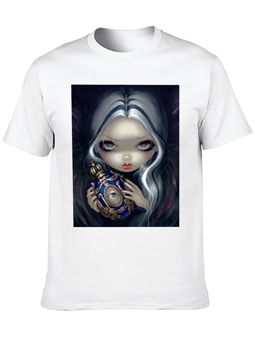 Eerie Eye Potion Black Graphic T-Shirt