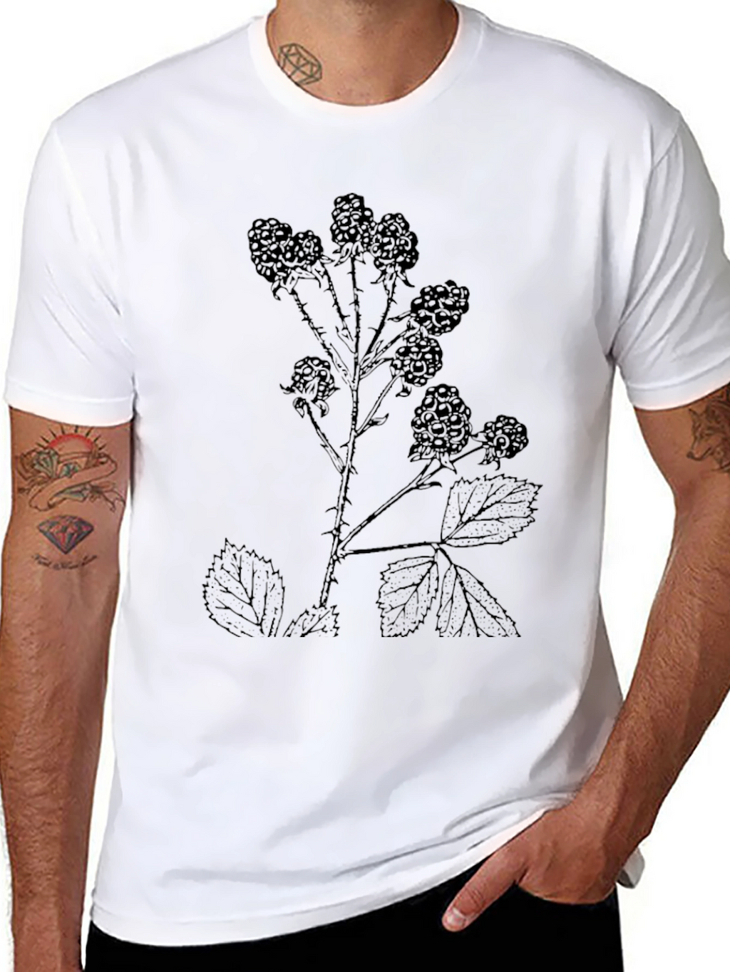 Berry Branch Graphic T-Shirt