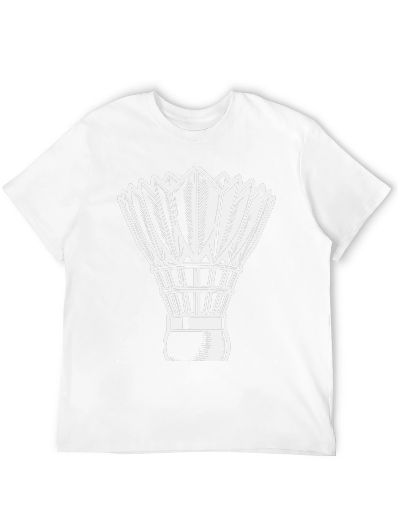 Badminton Shuttlecock Graphic Tee