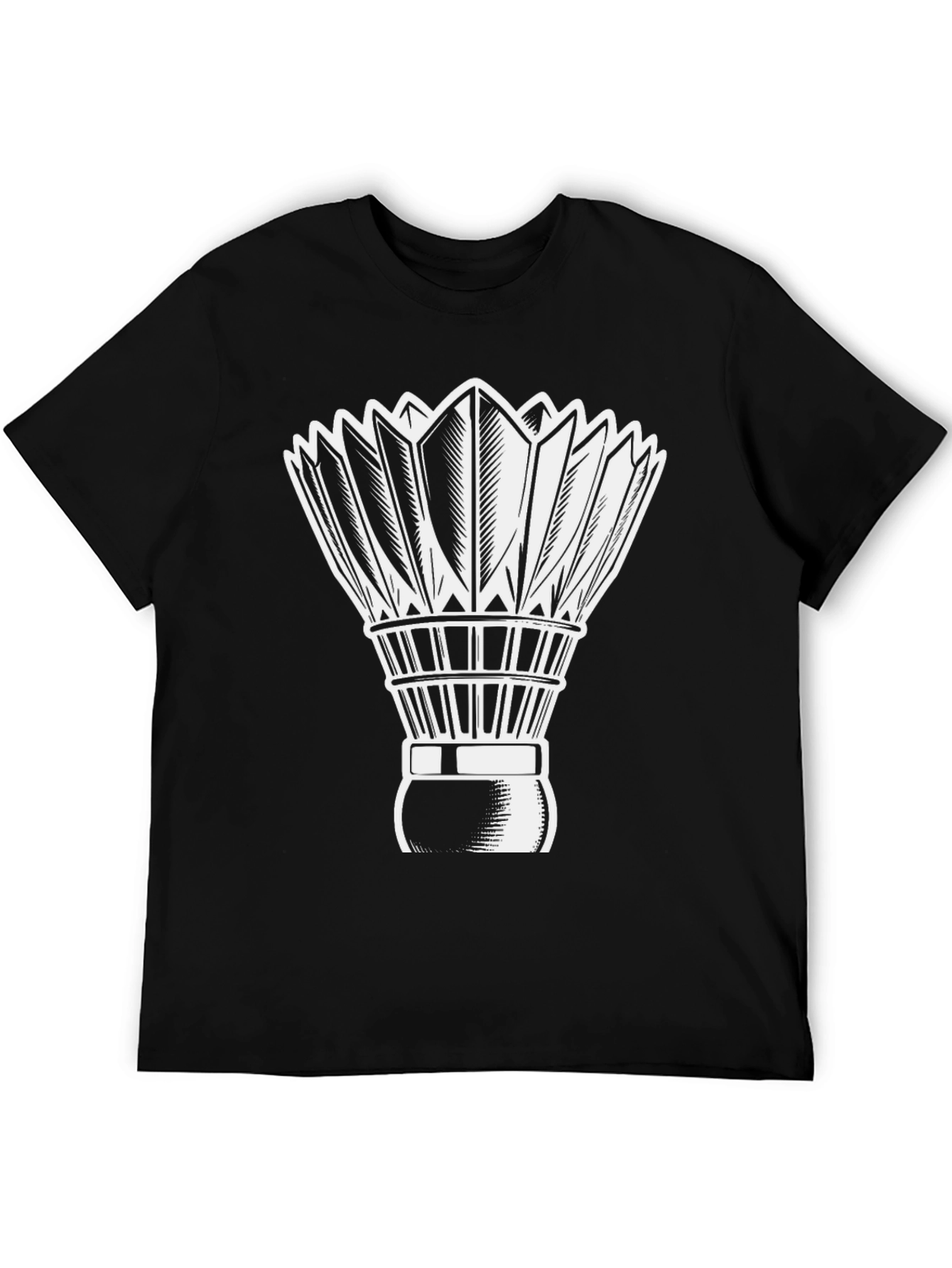 Badminton Shuttlecock Graphic Tee