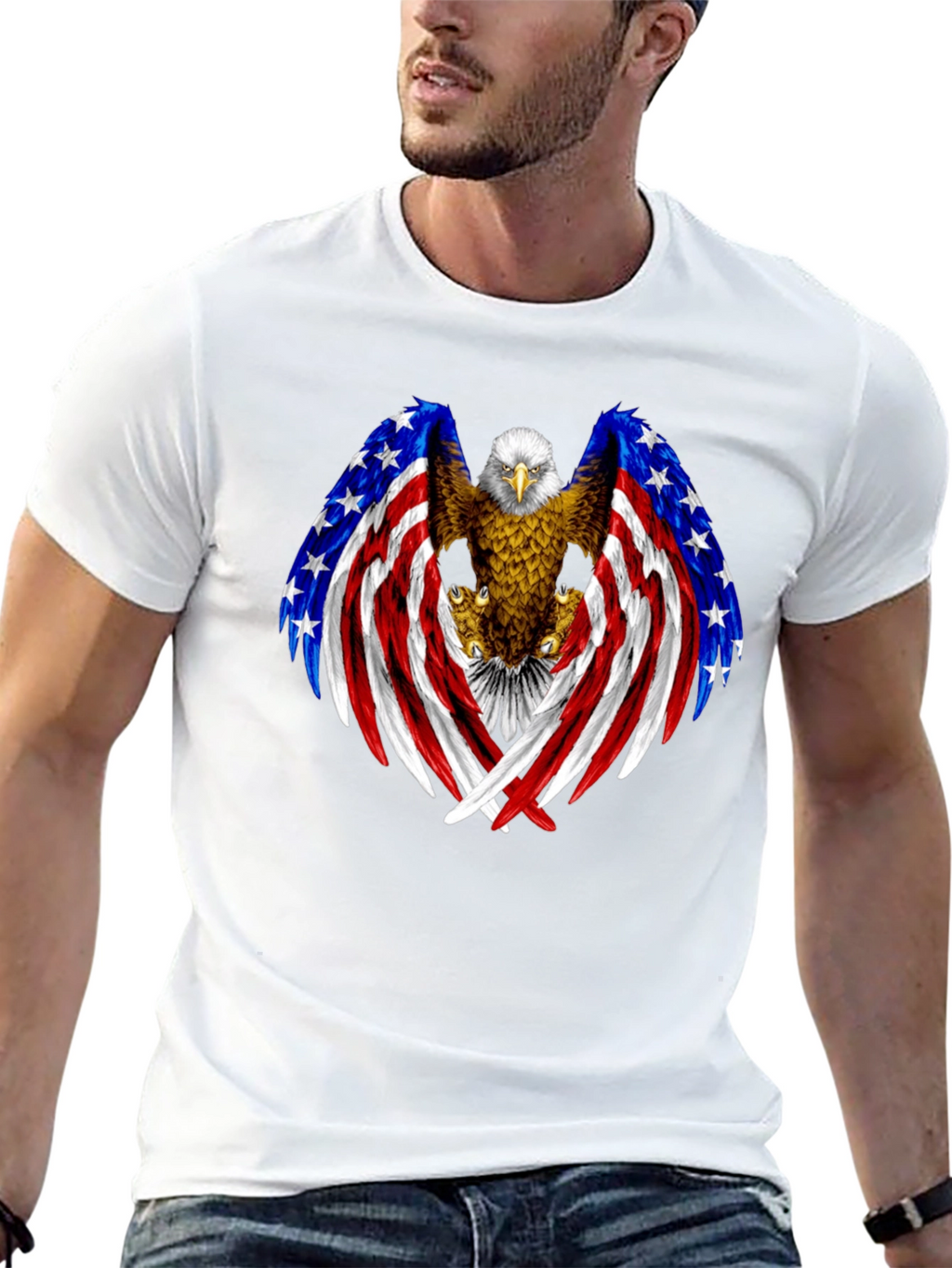 American Eagle Patriotic T-Shirt
