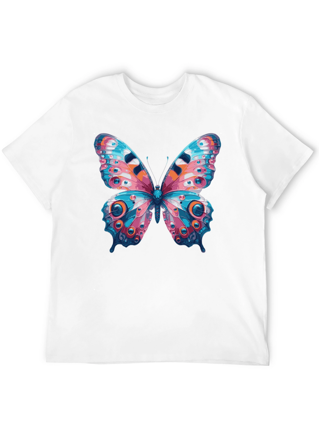 Butterfly Graphic Black T-Shirt