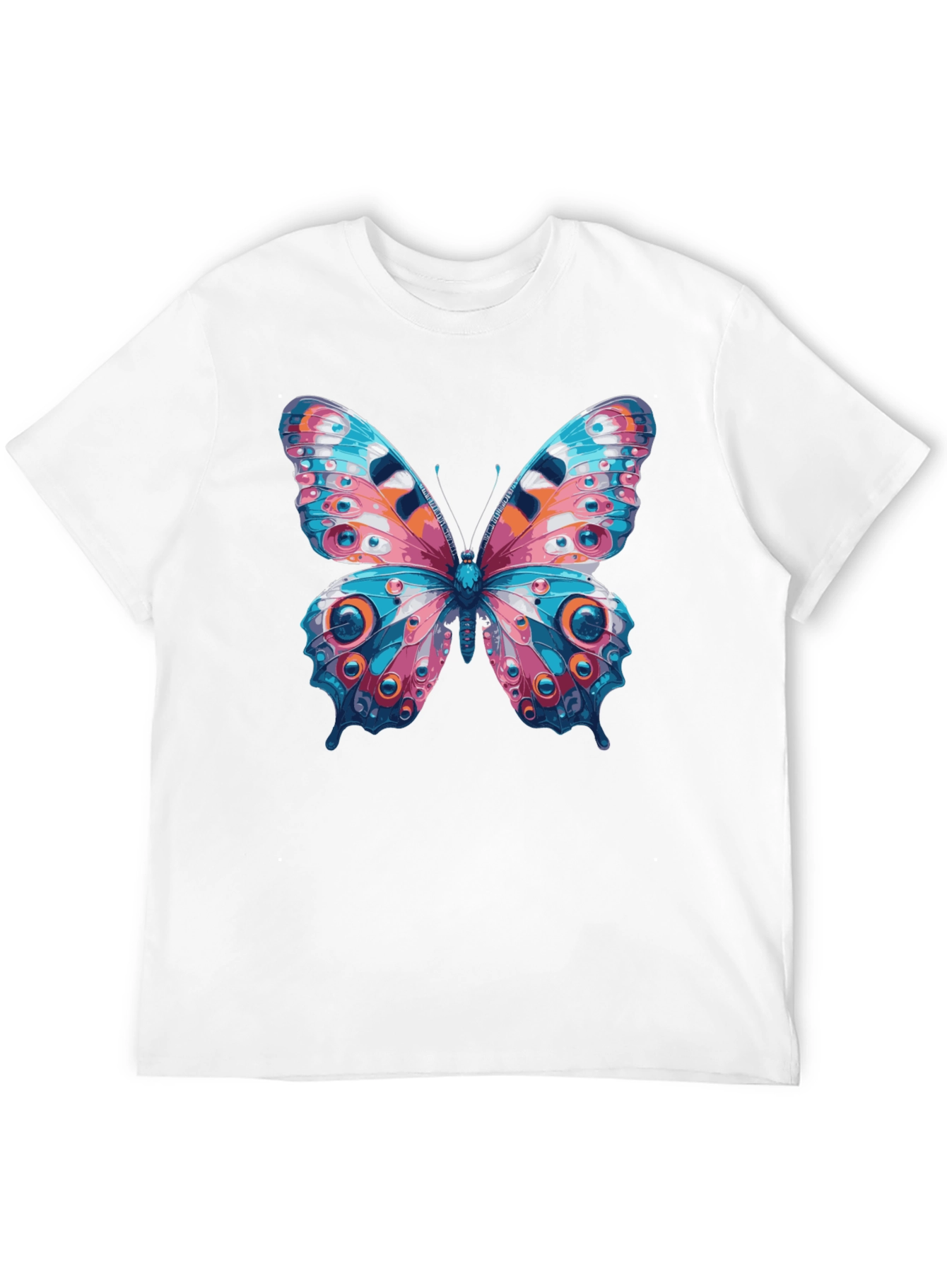 Butterfly Graphic Black T-Shirt