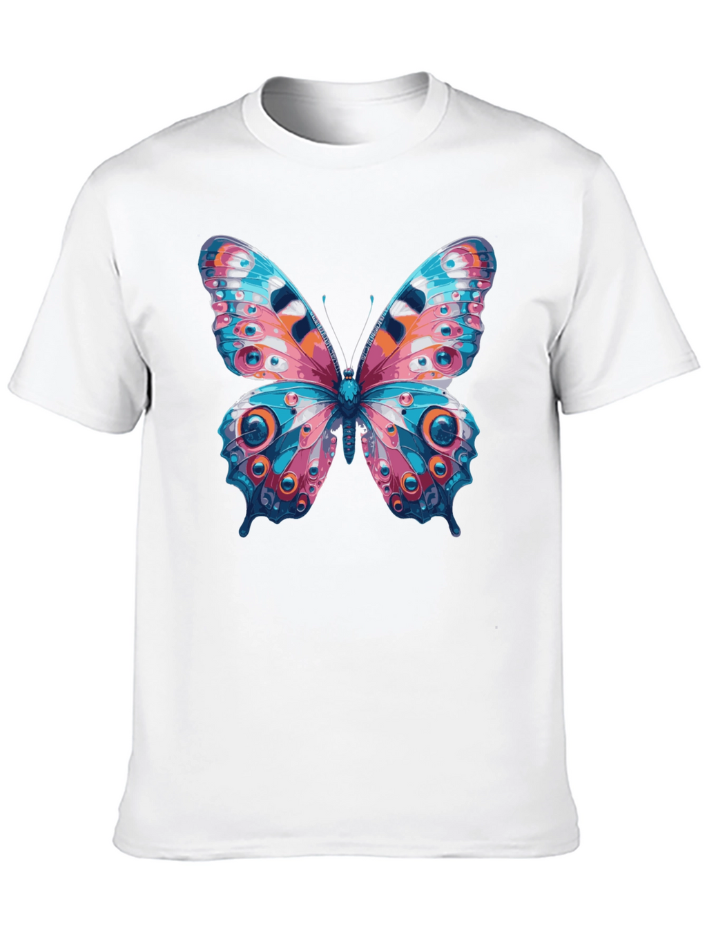 Butterfly Graphic Black T-Shirt