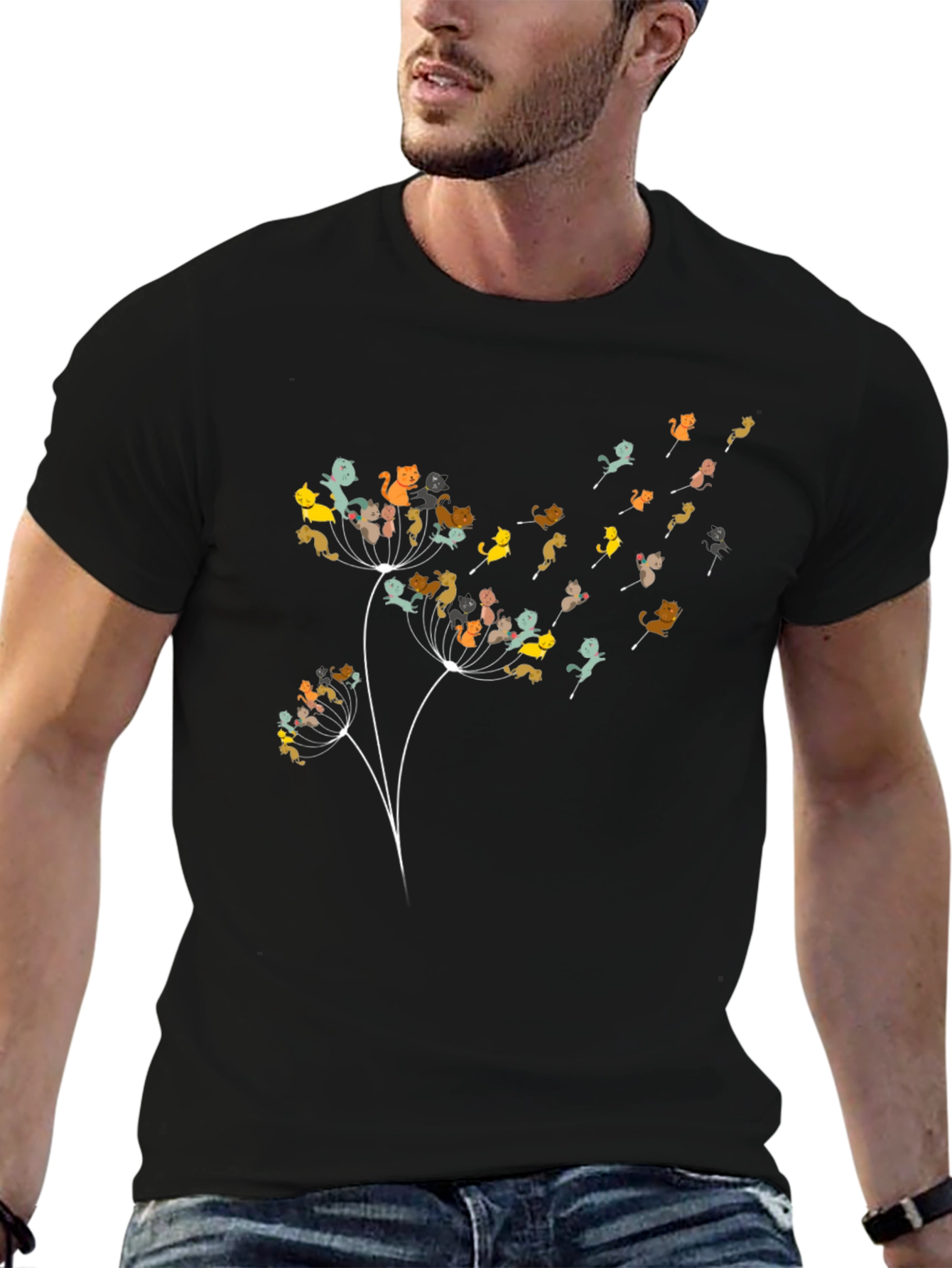 Cat Dandelion T-Shirt