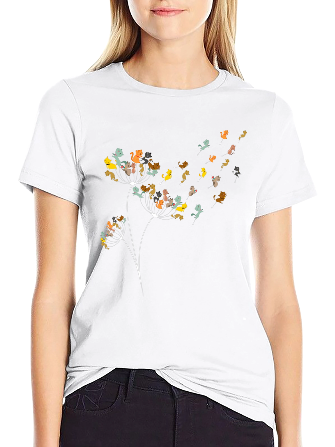 Cat Dandelion T-Shirt