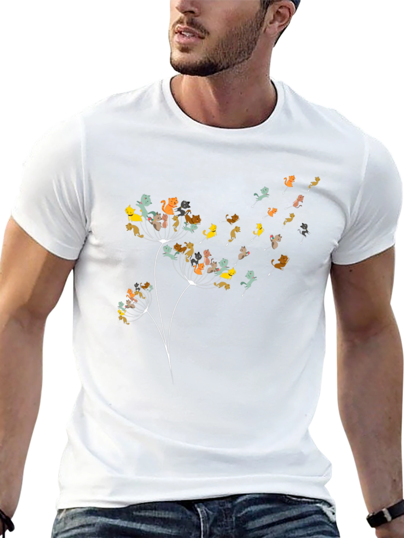 Cat Dandelion T-Shirt