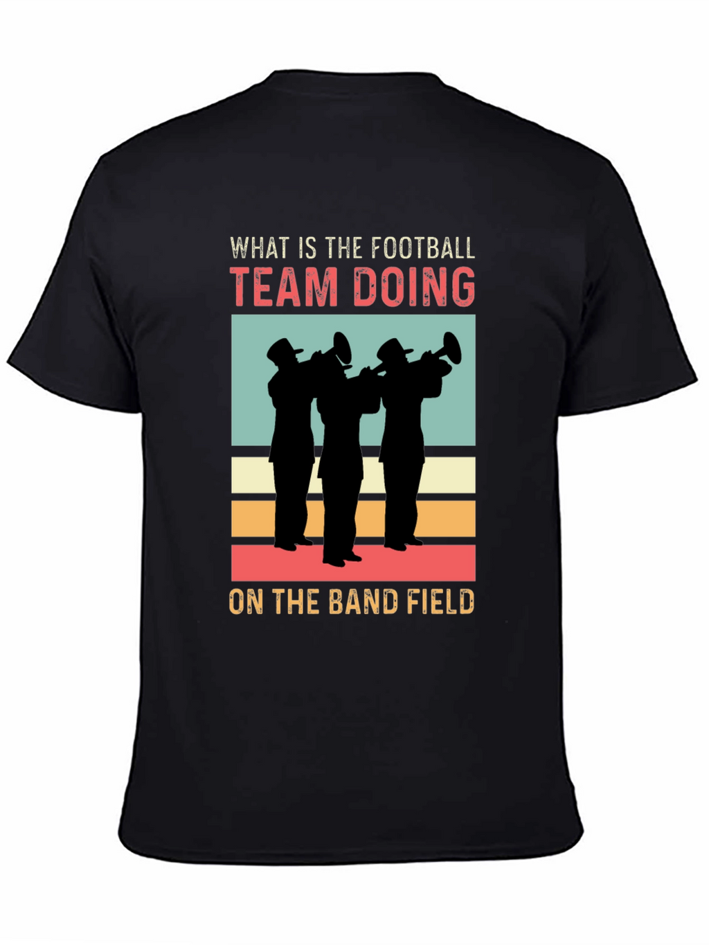 Football Team Band Field Graphic Tee