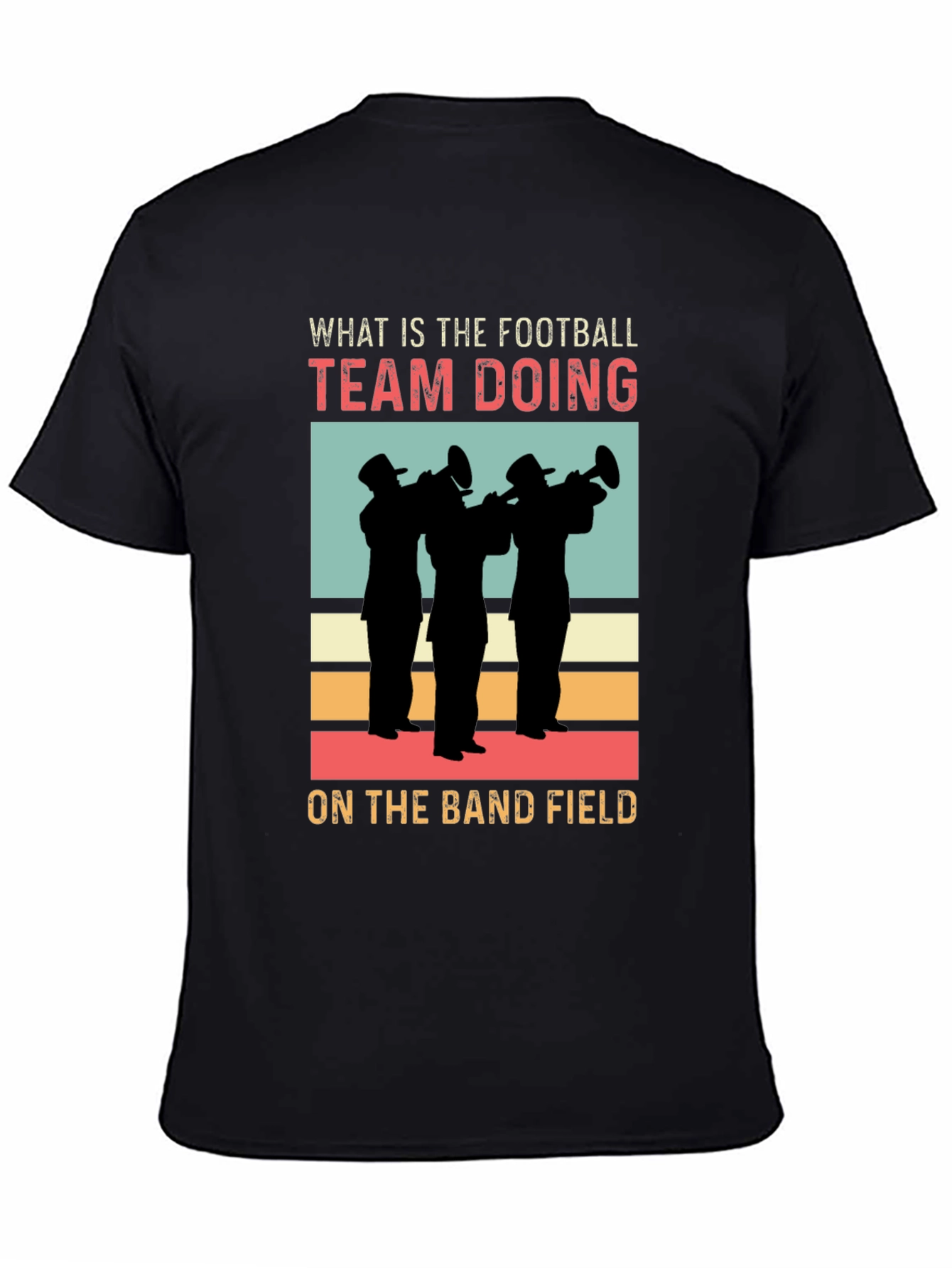 Football Team Band Field Graphic Tee