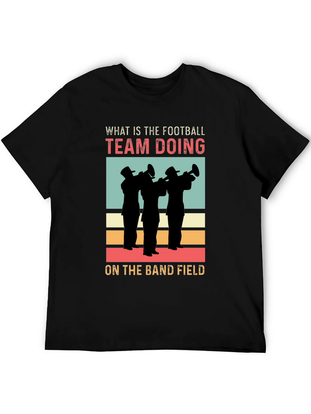Football Team Band Field Graphic Tee
