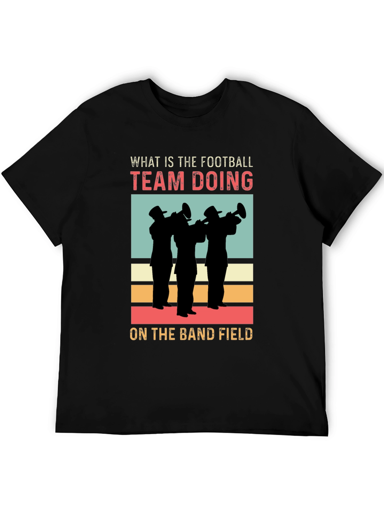Football Team Band Field Graphic Tee