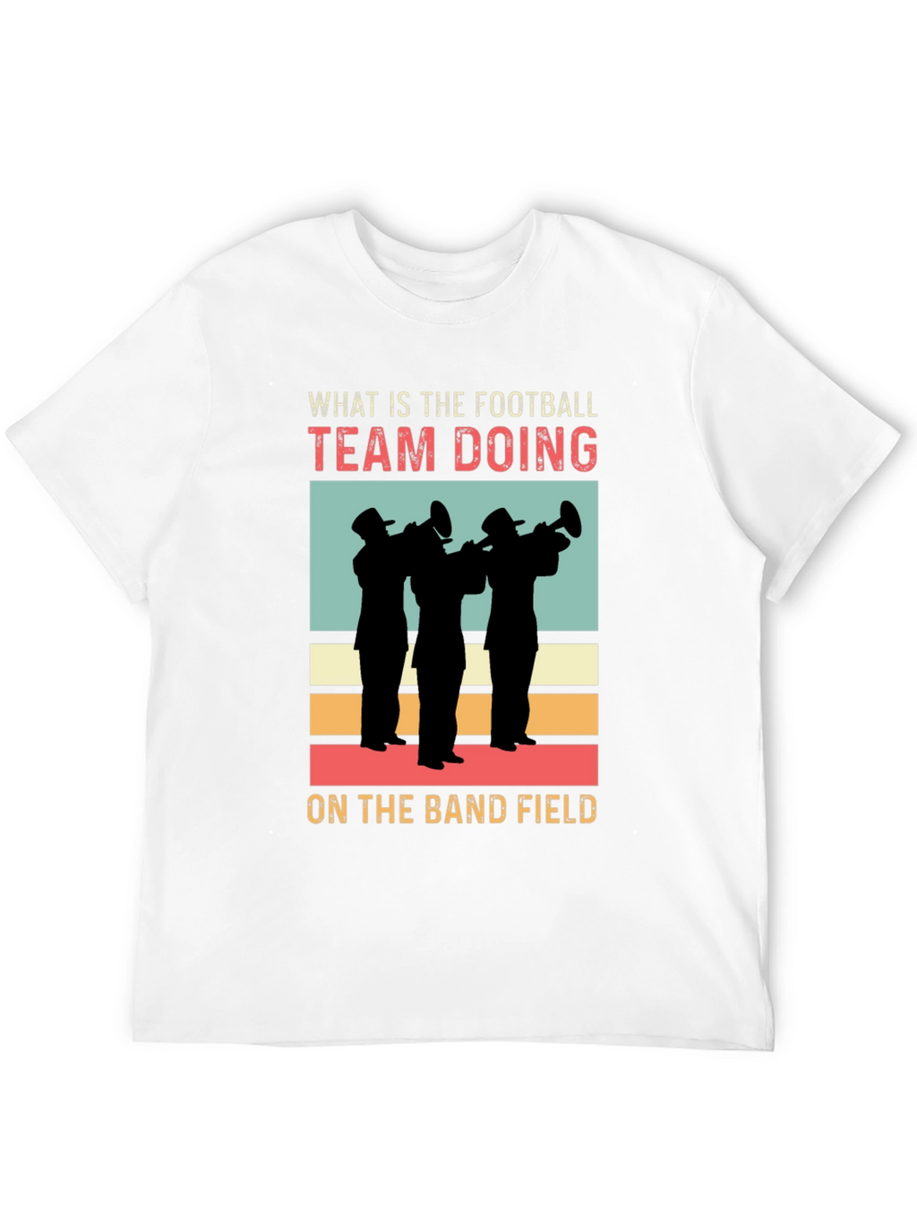 Football Team Band Field Graphic Tee