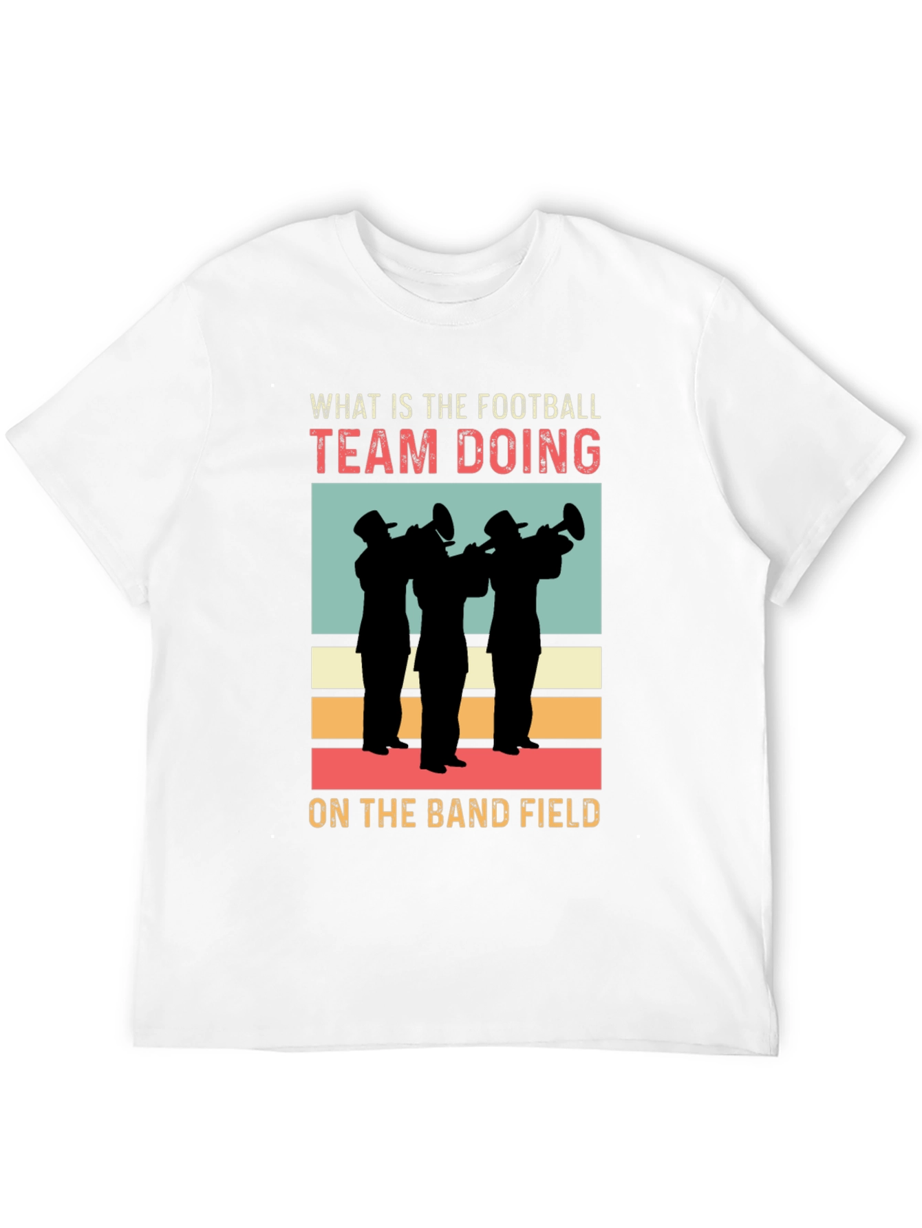 Football Team Band Field Graphic Tee
