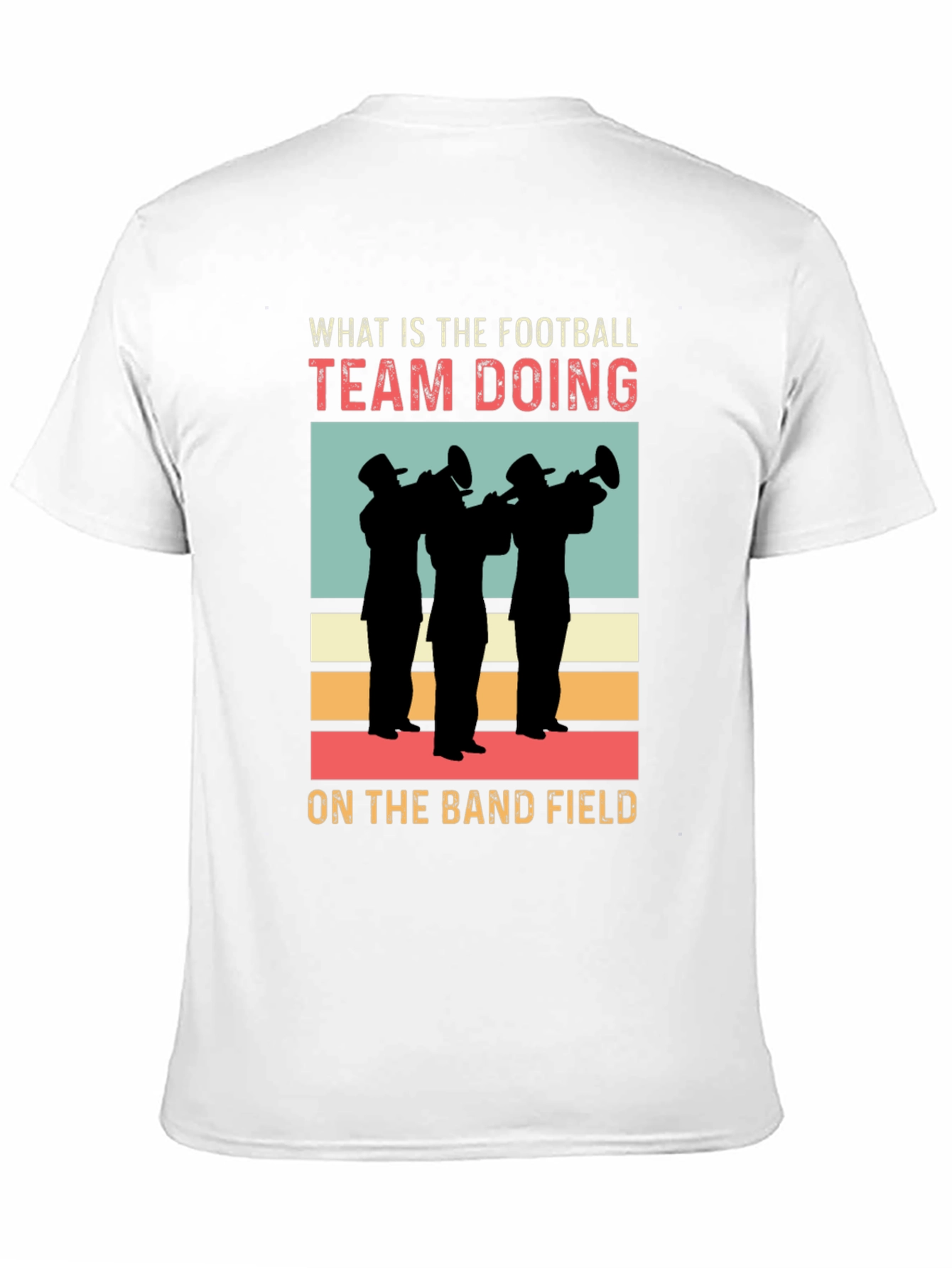 Football Team Band Field Graphic Tee
