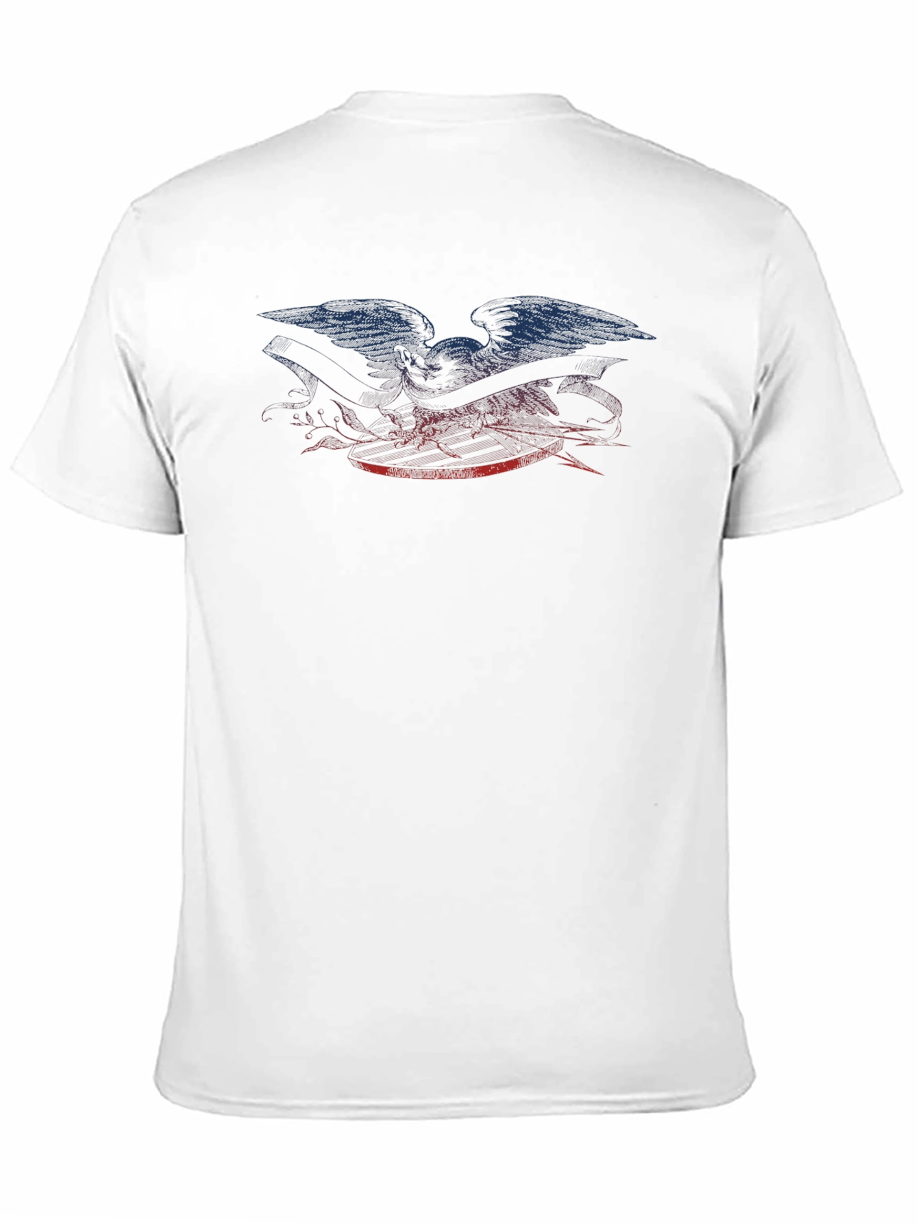 Eagle Graphic Print Black T-Shirt
