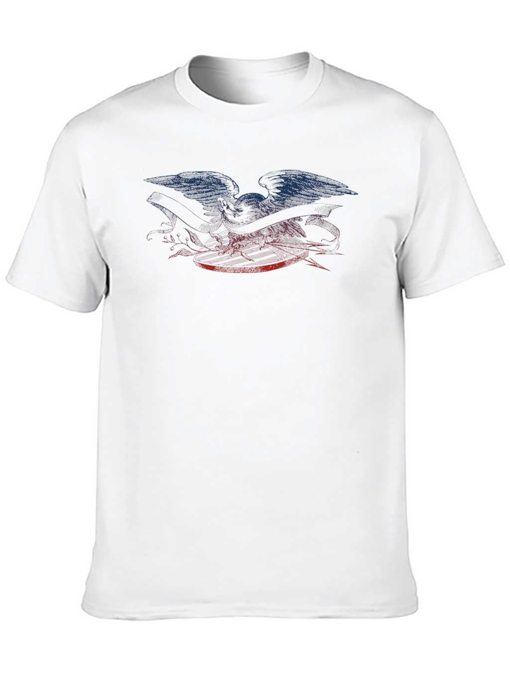 Eagle Graphic Print Black T-Shirt
